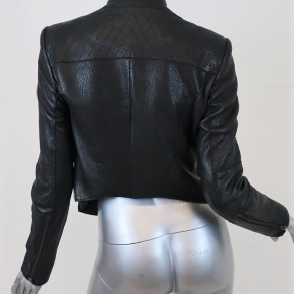 Helmut Lang Wither Leather Moto Jacket - Picture 4 of 8